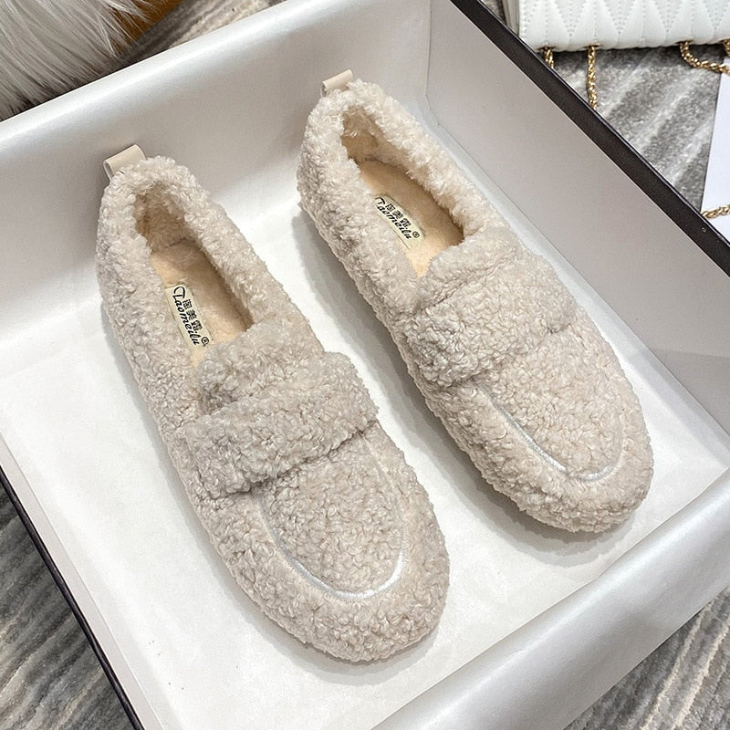 AmyVictoria | Cozy Sherpa Loafers