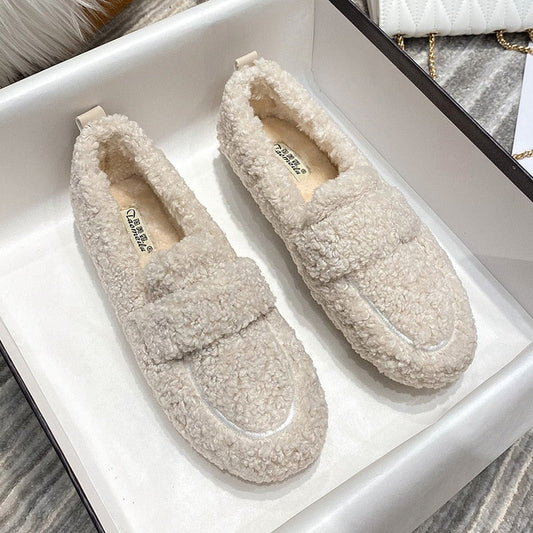 AmyVictoria | Cozy Sherpa Loafers