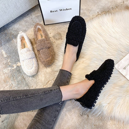 AmyVictoria | Cozy Sherpa Loafers