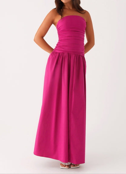 Melissa Maxi Dress - Fuchsia