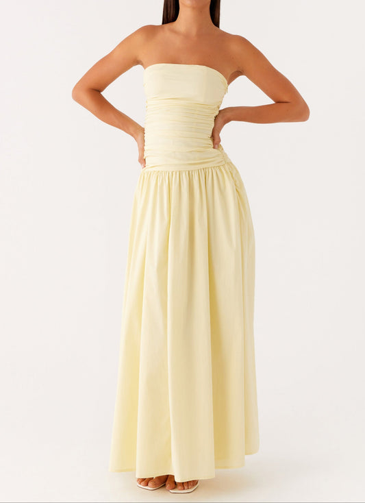 Violeta Maxi Dress - Yellow