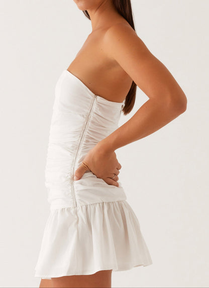 Brigida Mini Dress - White