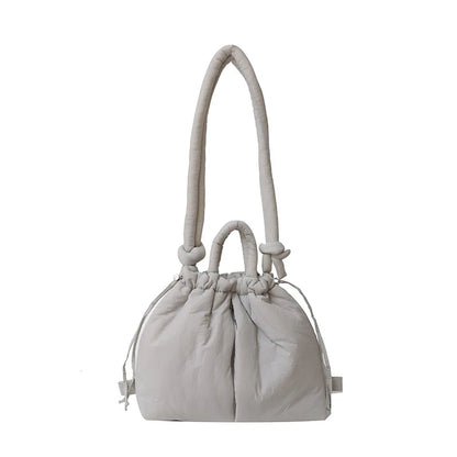 Large Capacity Puffer Nylon Tote Handbag Designer
