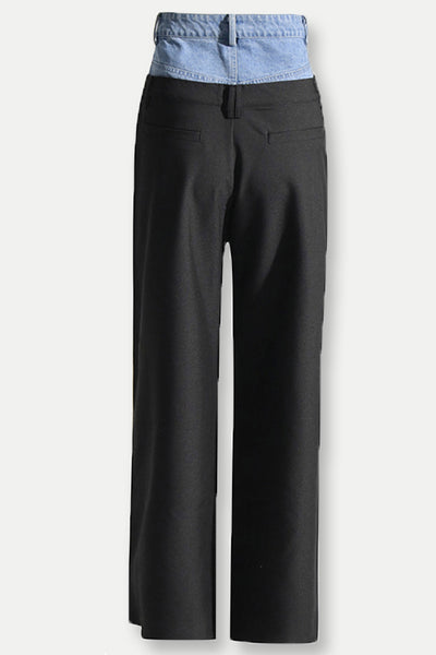 Catalina Patchwork Denim Pants