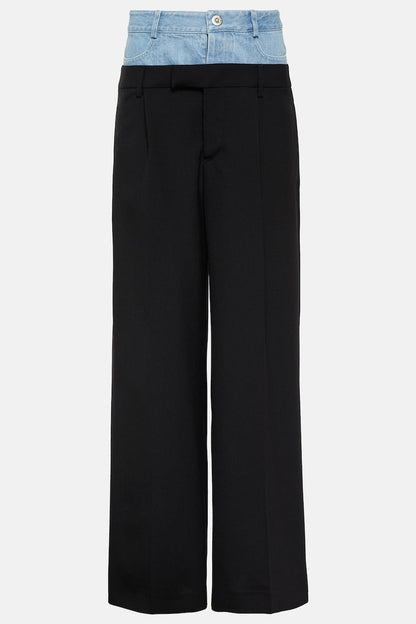 Catalina Patchwork Denim Pants