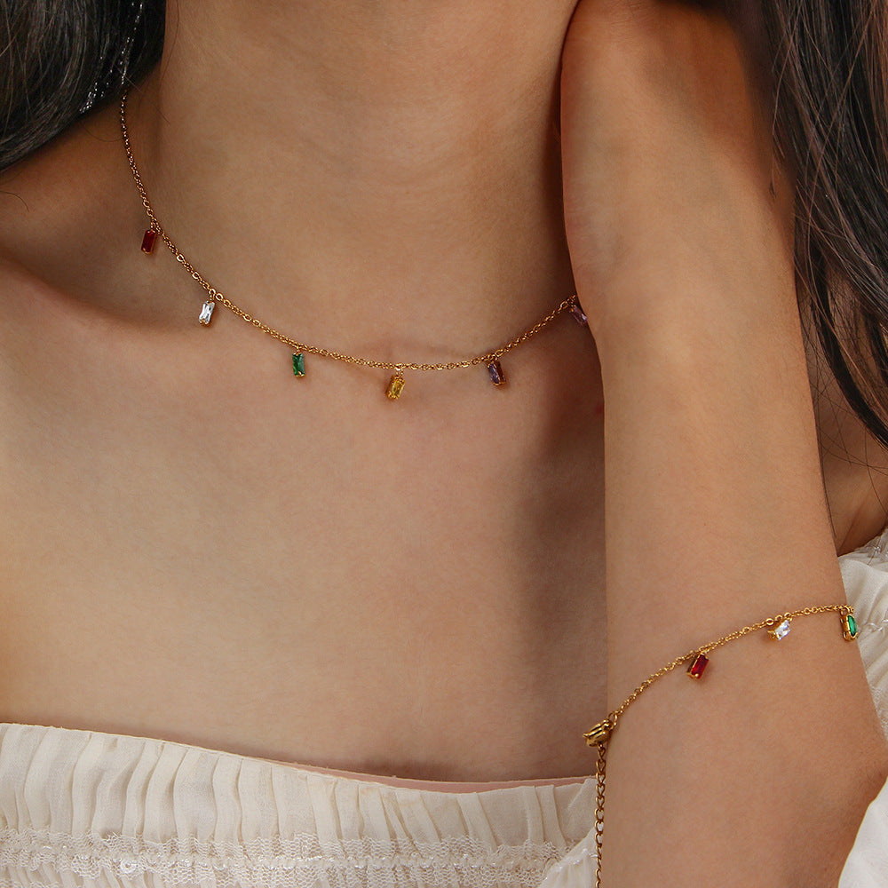 Celeste Multicolor Gemstone Bracelet