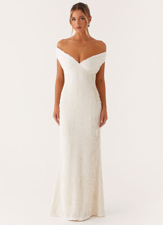 Mae Off Shoulder Maxi Dress