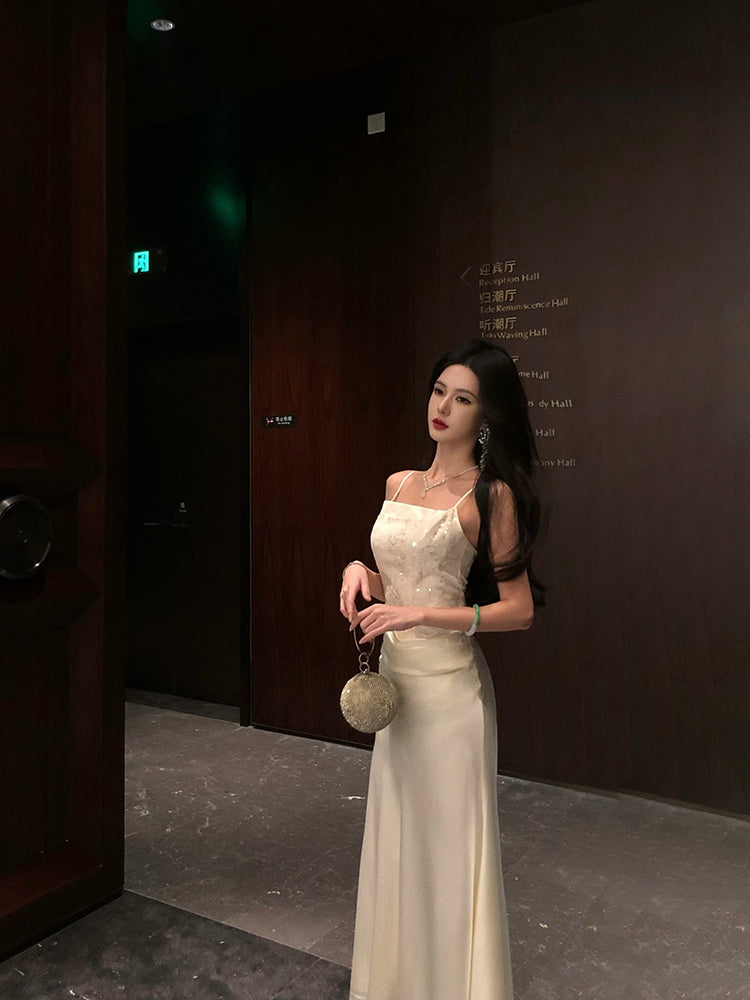 Chic Satin Bodycon Dress Elegant Formal & Birthday Look