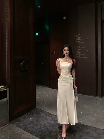 Chic Satin Bodycon Dress Elegant Formal & Birthday Look