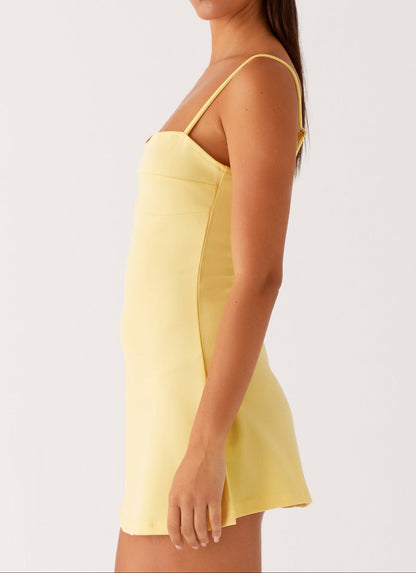 Bellezza Mini Dress - Yellow