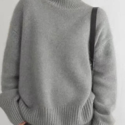 | Women's Winter Oversized Turtleneck Knit Sweater