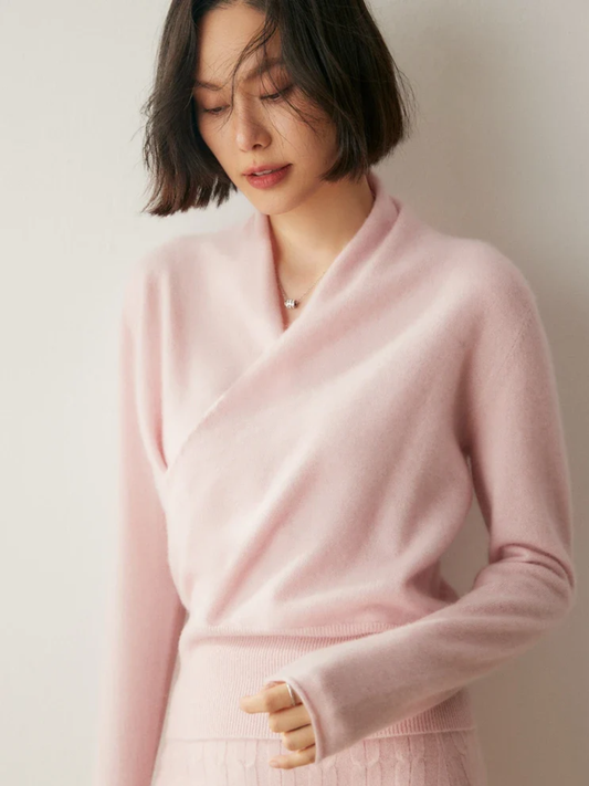| Women's Wrap Crossover Sweater