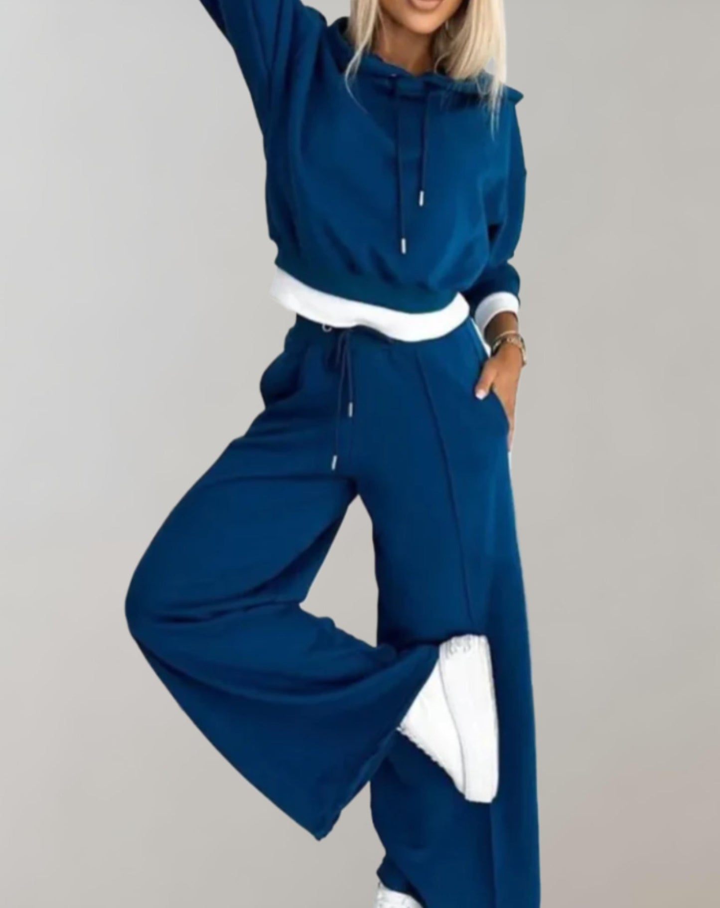 The Alice Set — Cropped Hoodie & Wide-Leg Joggers