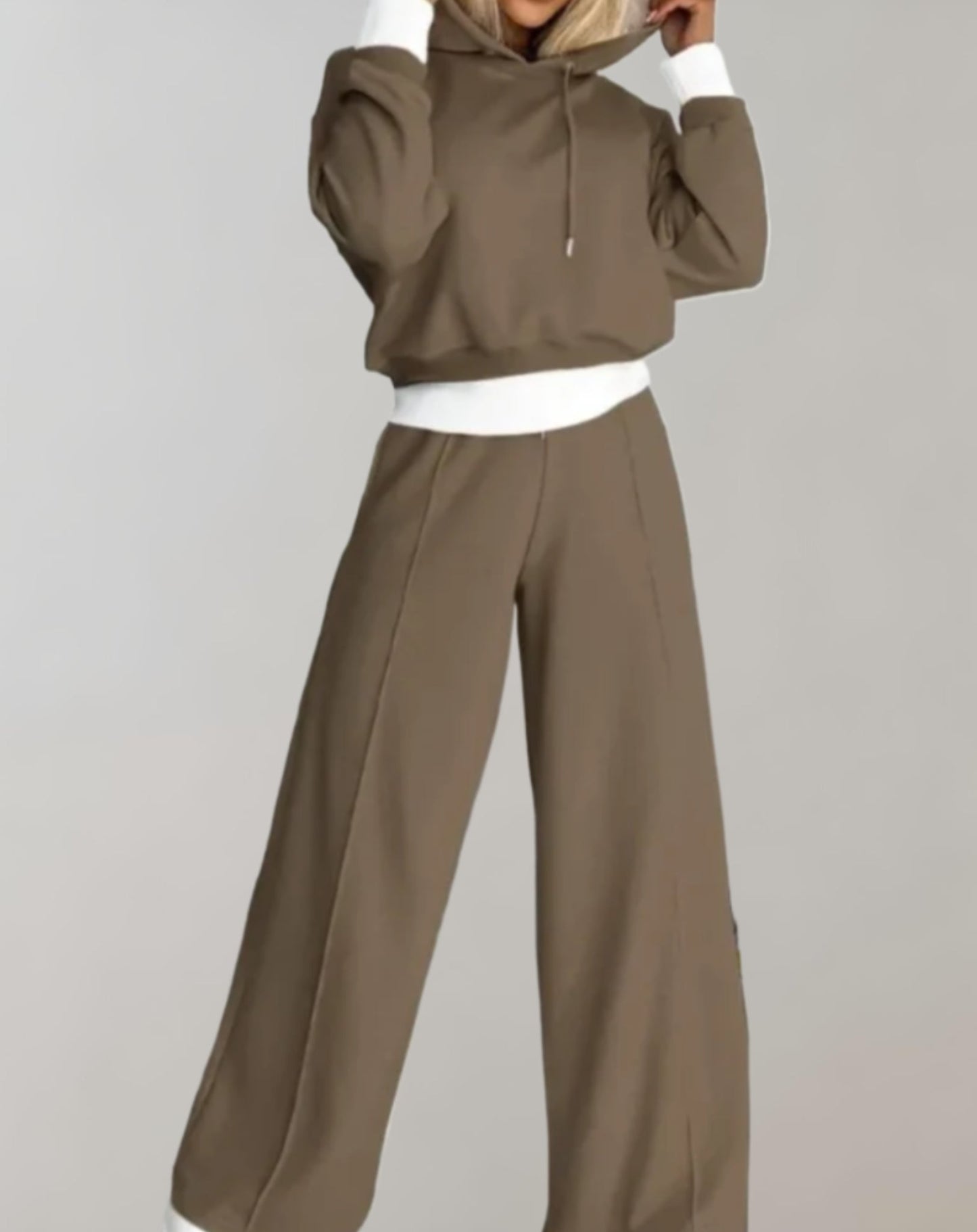 The Alice Set — Cropped Hoodie & Wide-Leg Joggers