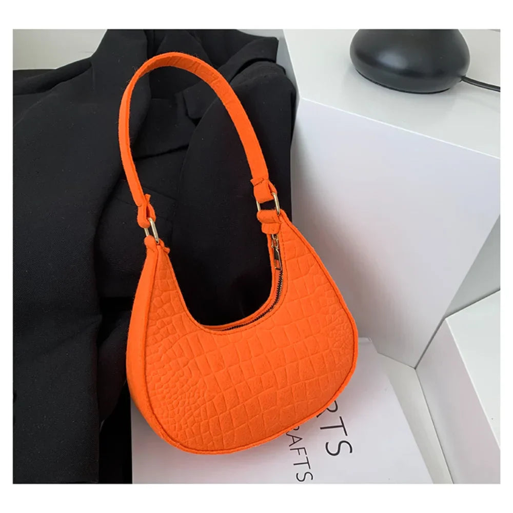 Cow Prints Underarm Shoulder Bag for Women