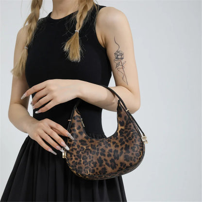 Cow Prints Underarm Shoulder Bag for Women