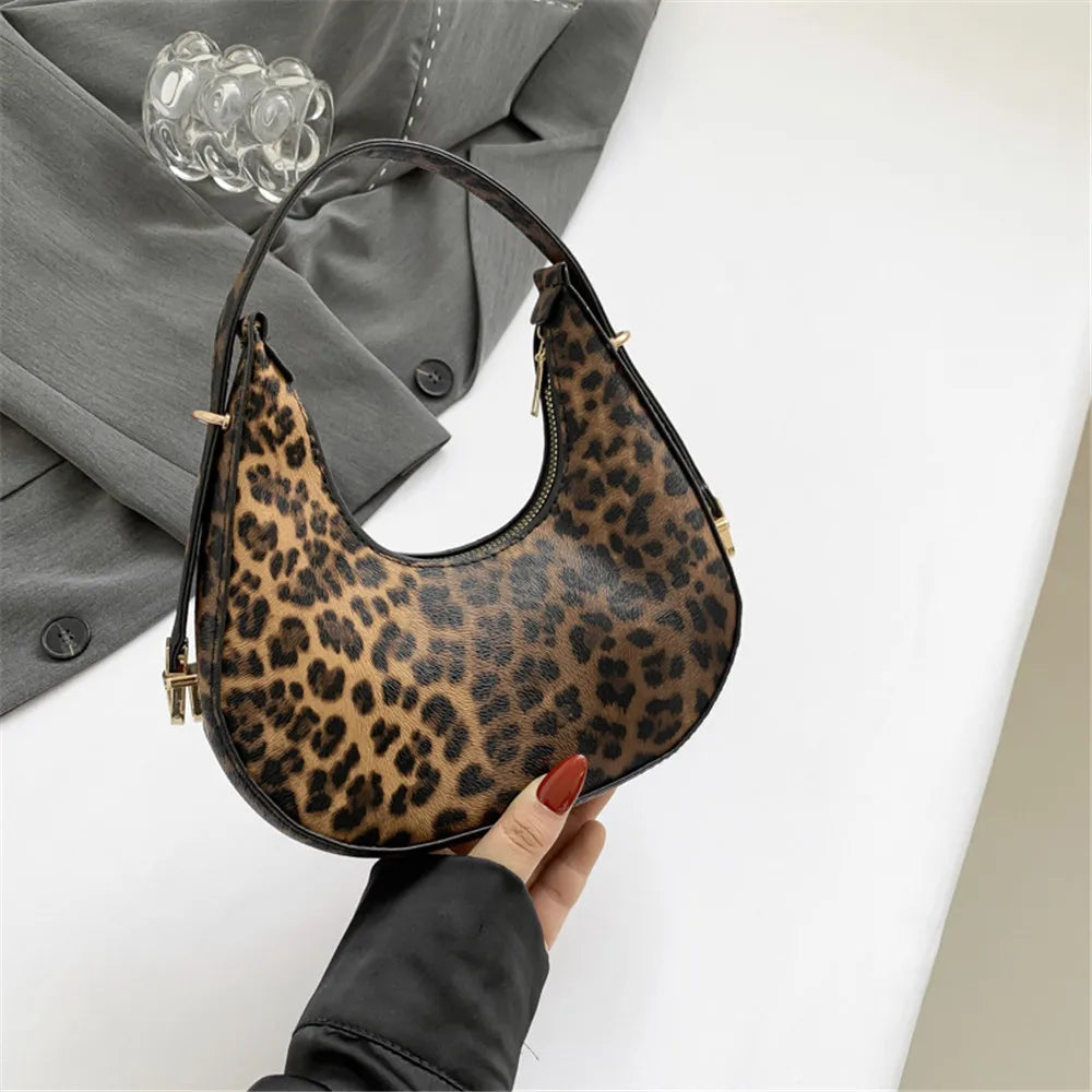 Cow Prints Underarm Shoulder Bag for Women