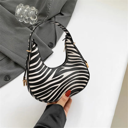 Cow Prints Underarm Shoulder Bag for Women