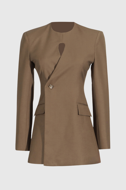 Cressida Cutout Asymmetric Blazer