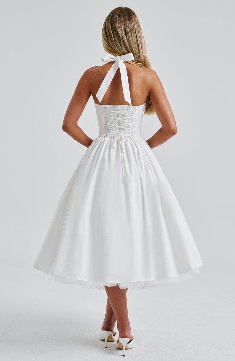 Alba Elegant Midi Dress
