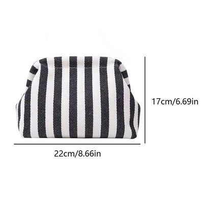 Crochet Canvas Colorblock Summer Wristlet
