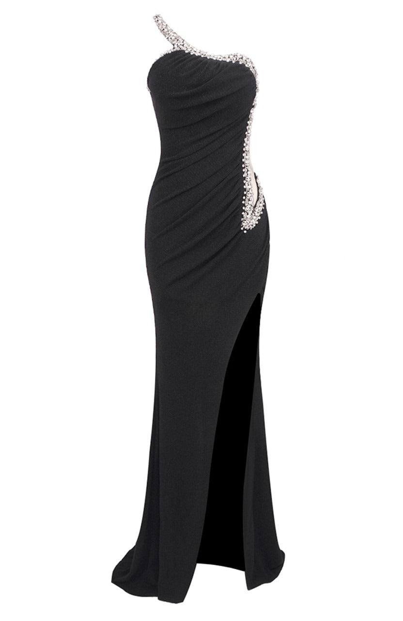 Nova Diamante Slit Maxi Dress