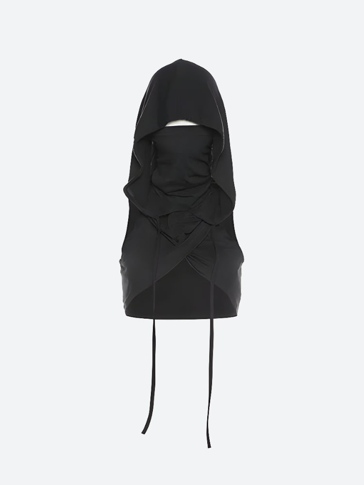 Cyberpunk Hooded Crop Top