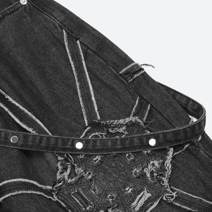 Cyberpunk Patchwork Jeans