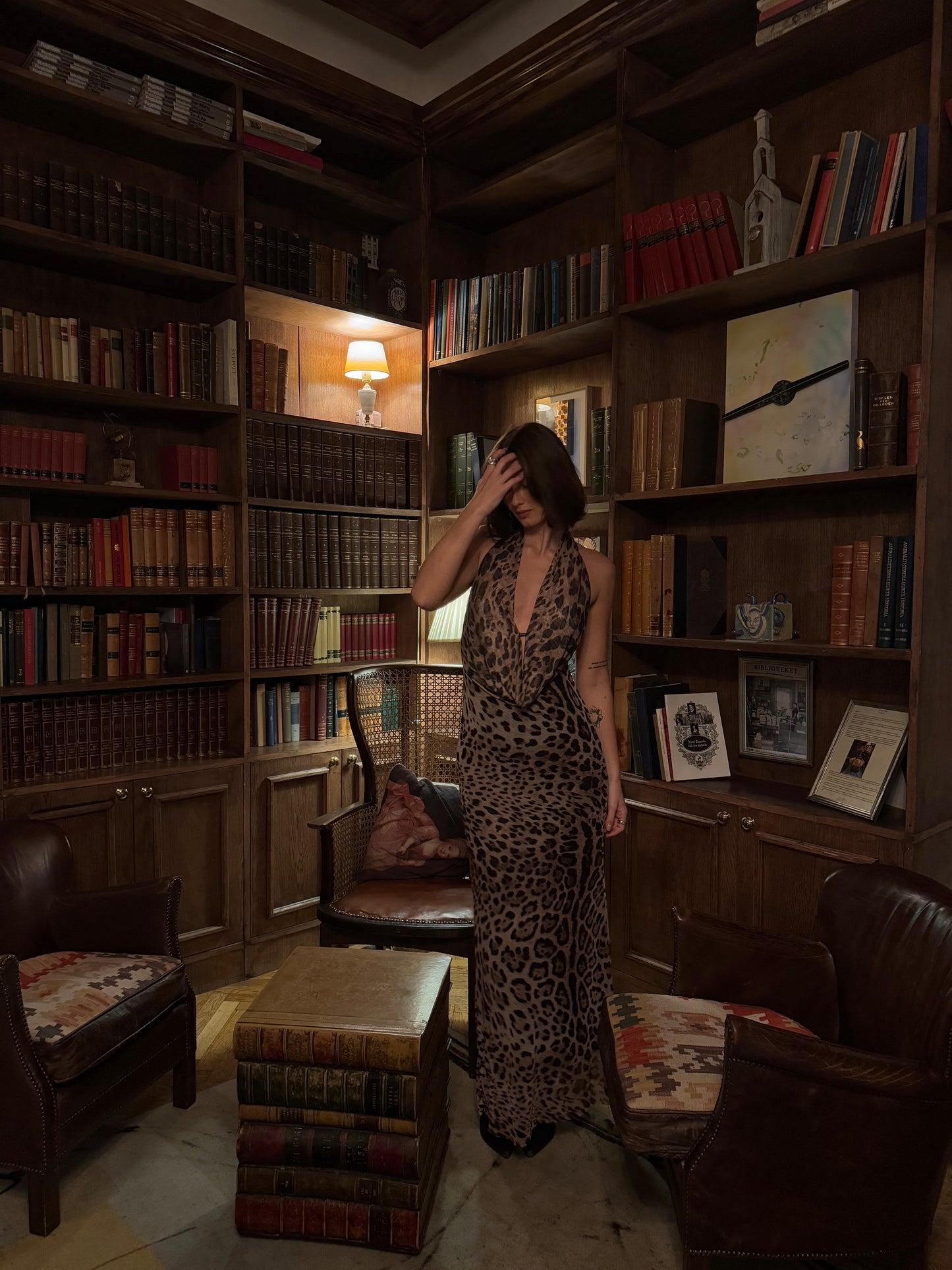 Columbine Maxidress - Leopard