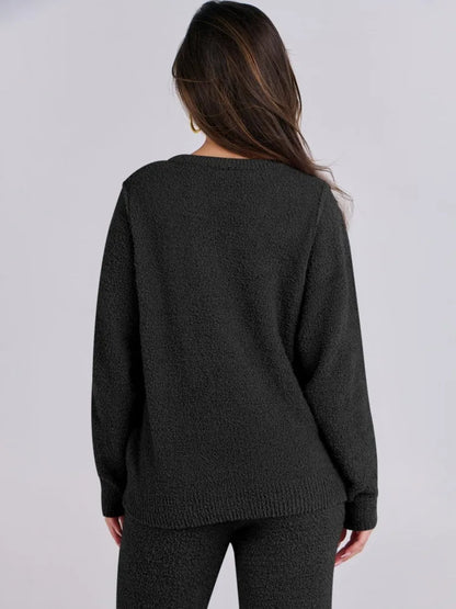Cozy Knit Sweater And Pants Set