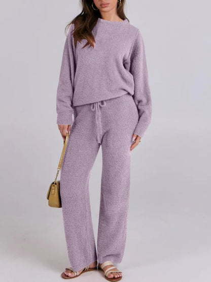 Cozy Knit Sweater And Pants Set