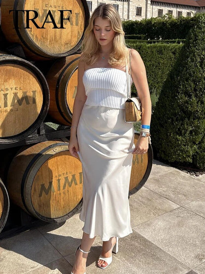 Premium Silk Elegant Skirt