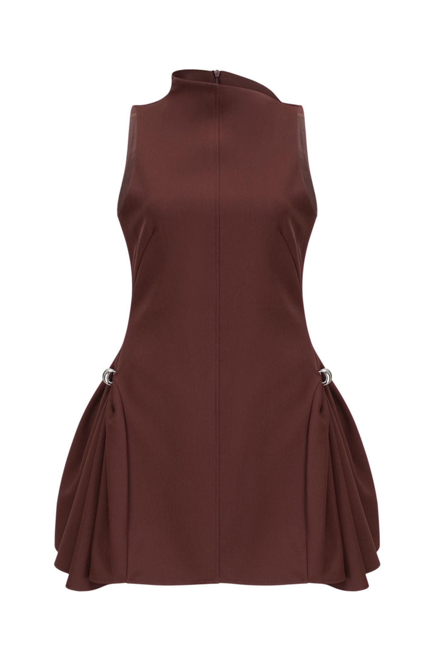 Samantha Asymmetrical Flared Mini Dress