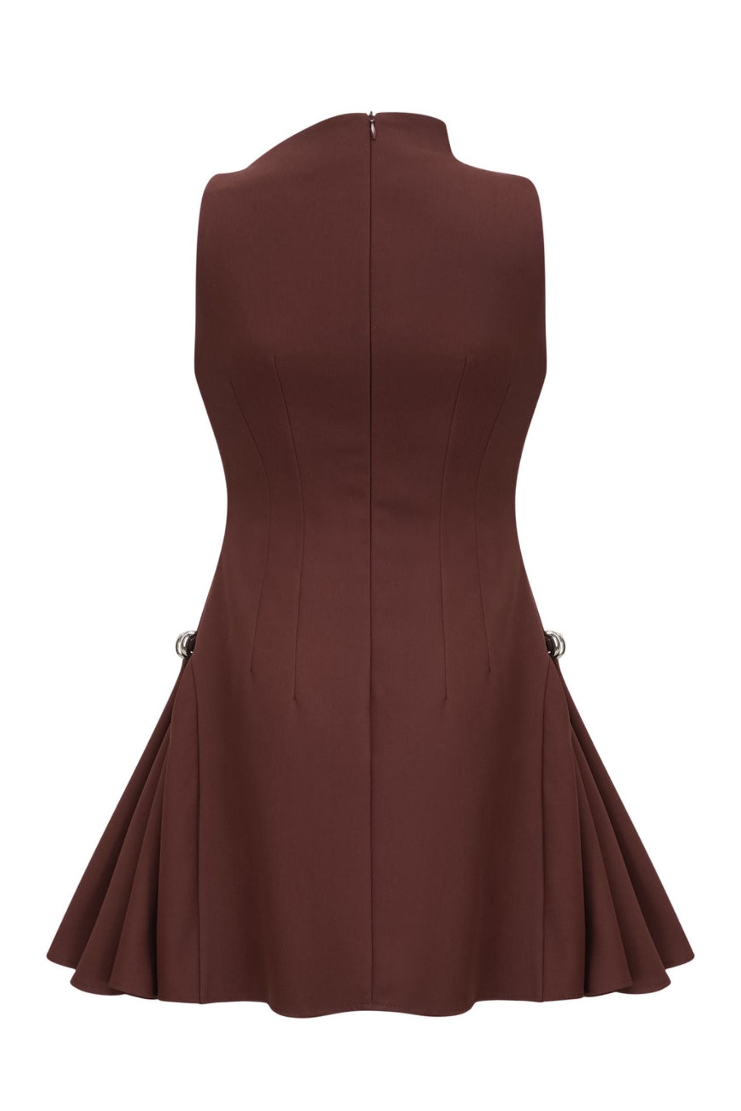 Samantha Asymmetrical Flared Mini Dress