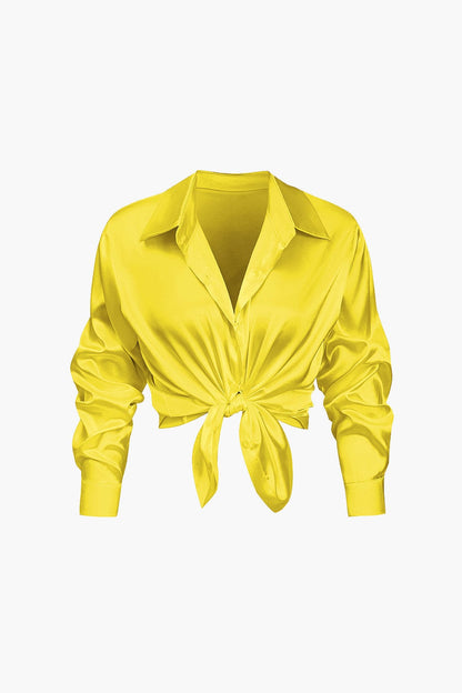 Women Blouse Satin