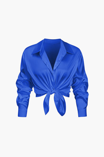 Women Blouse Satin