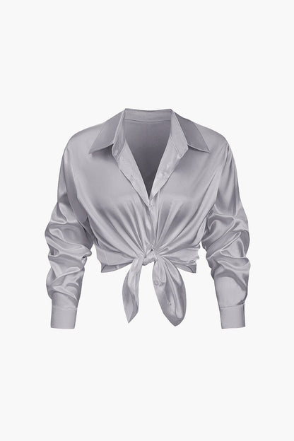 Women Blouse Satin