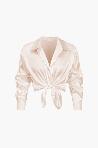 Women Blouse Satin