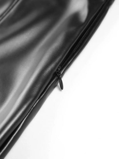 Women Flair Trousers With Zippers