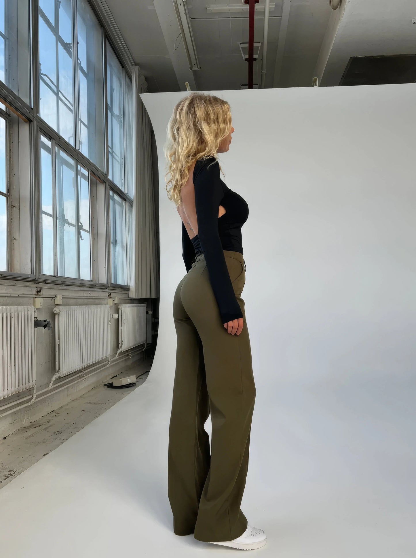 Women High Waist Trousers