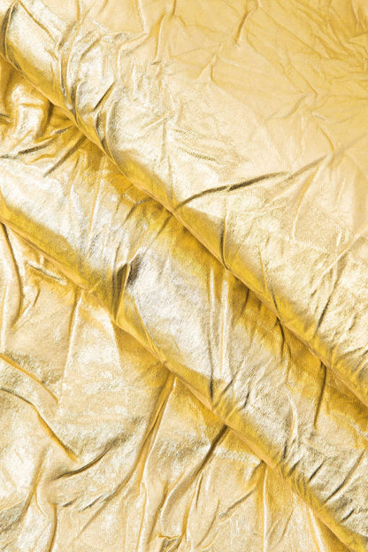 Women Midi Skirt Gold