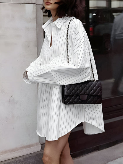 Women Shirt Dress Oversized