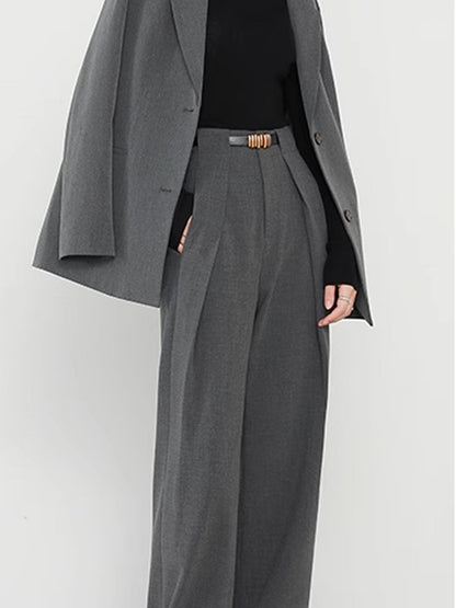 Women Straight Leg Trousers