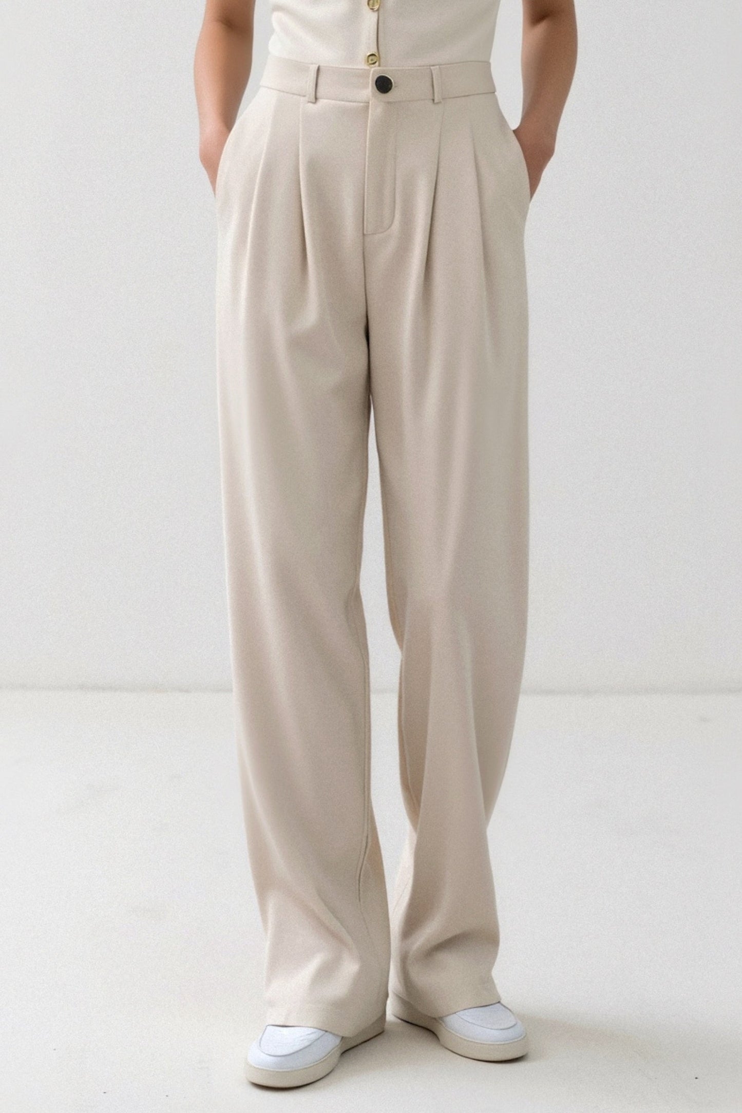 Women Trousers Plissé