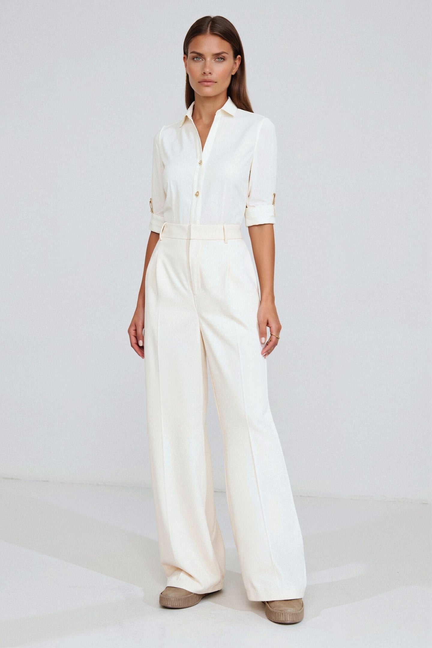 Women Trousers Wide Cut