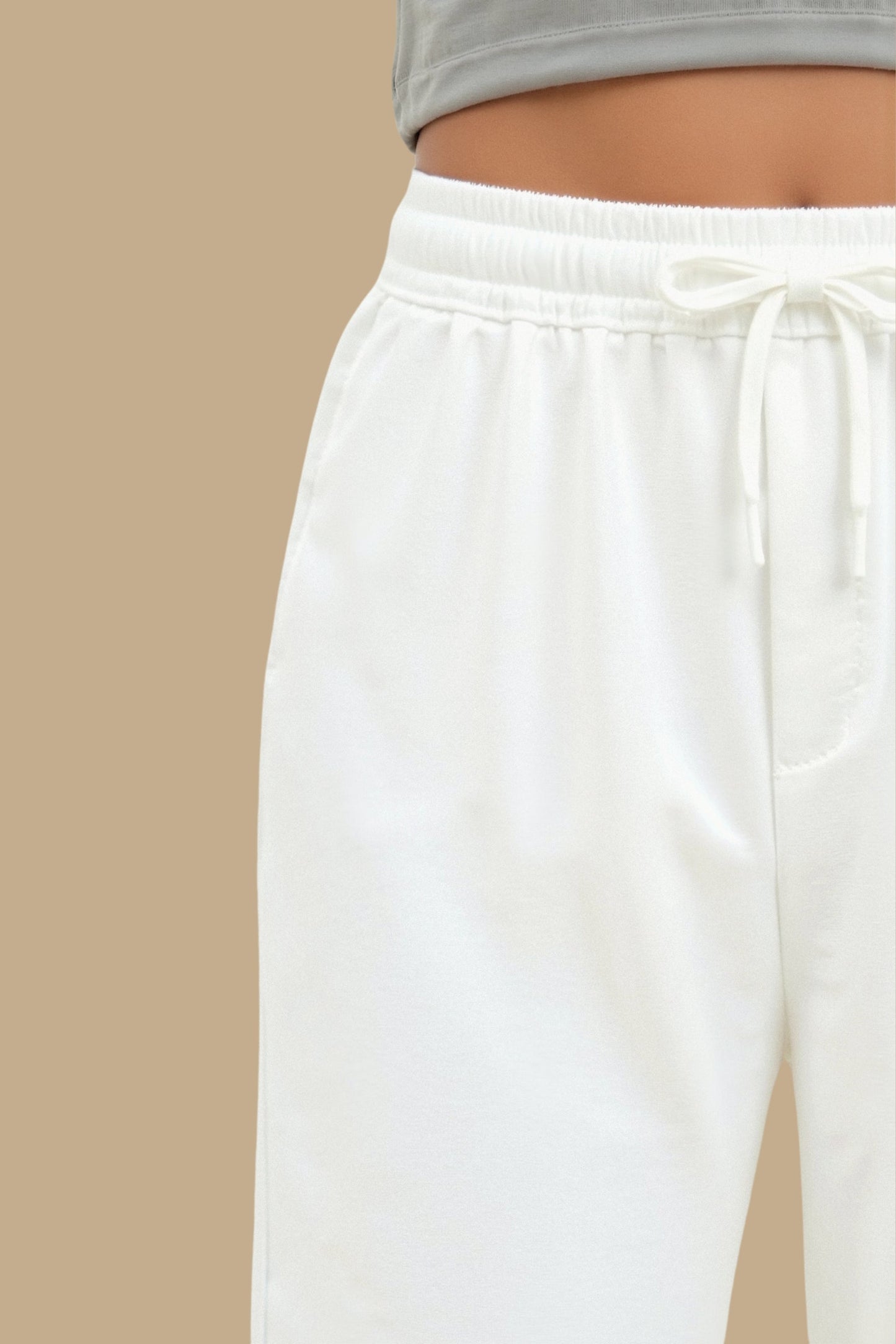 Women Trousers With Elastic Waistband