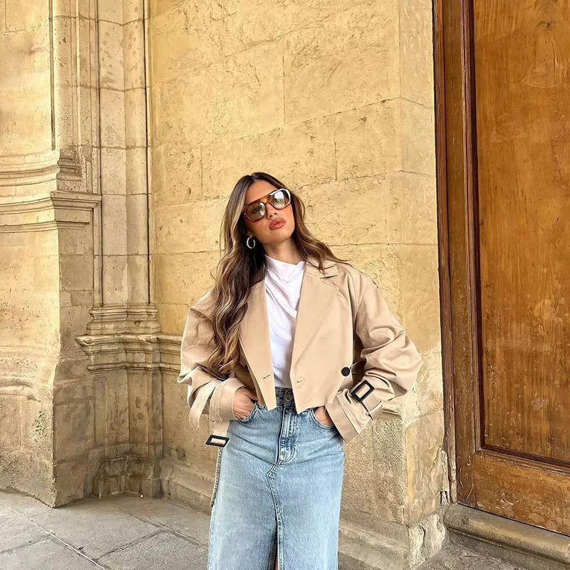 Cropped Trenchcoat