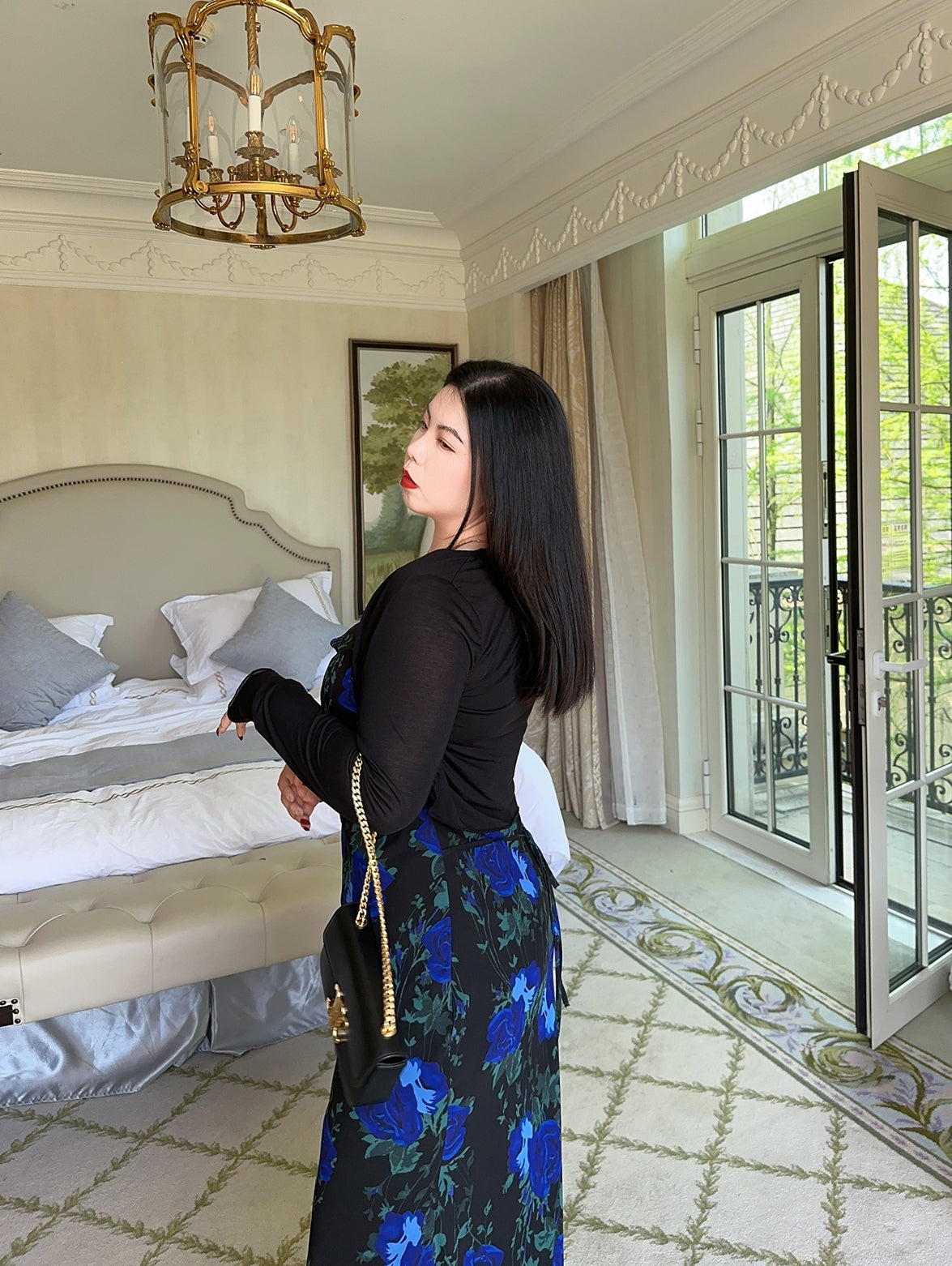 French Chic Strap Dress · Plus-Size Slimming Bodycon Fall Elegance