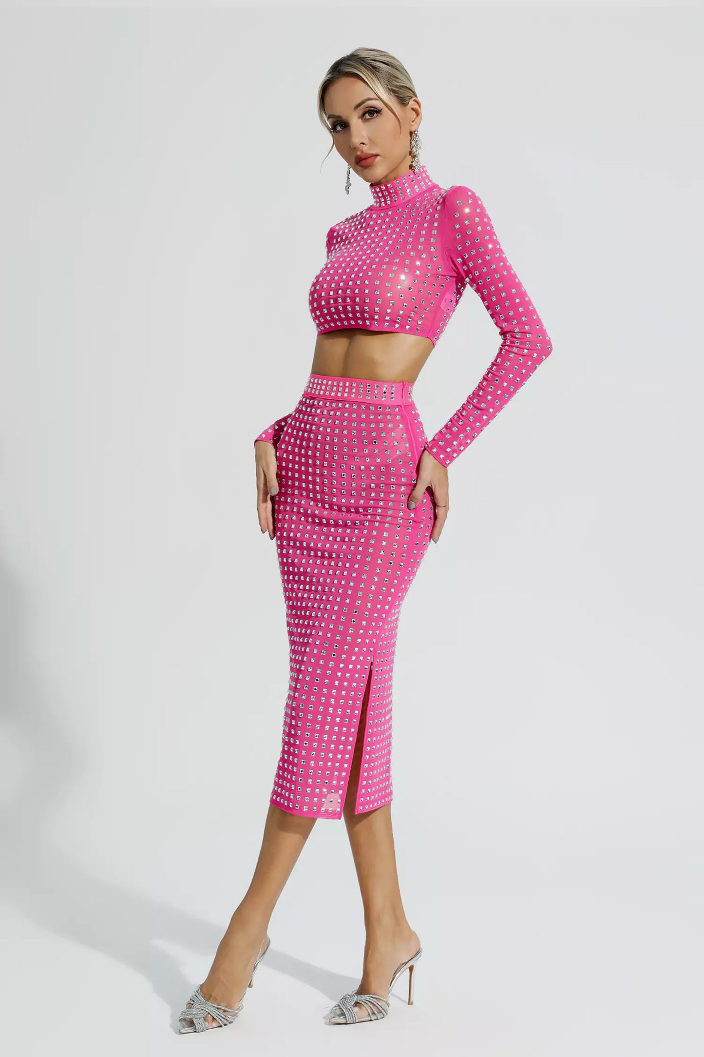 Dayana Rose Red Diamond Set
