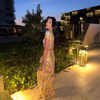 Amaris | Floral Print Two Piece Set